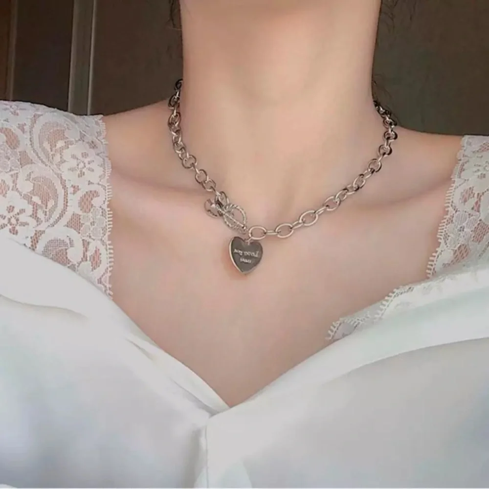 🌟 Love You More Platinum Plated Chunky Necklace